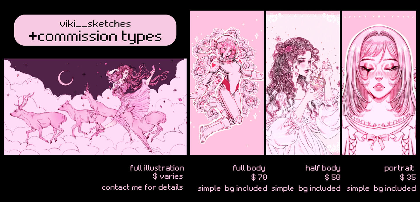 commissions sheet